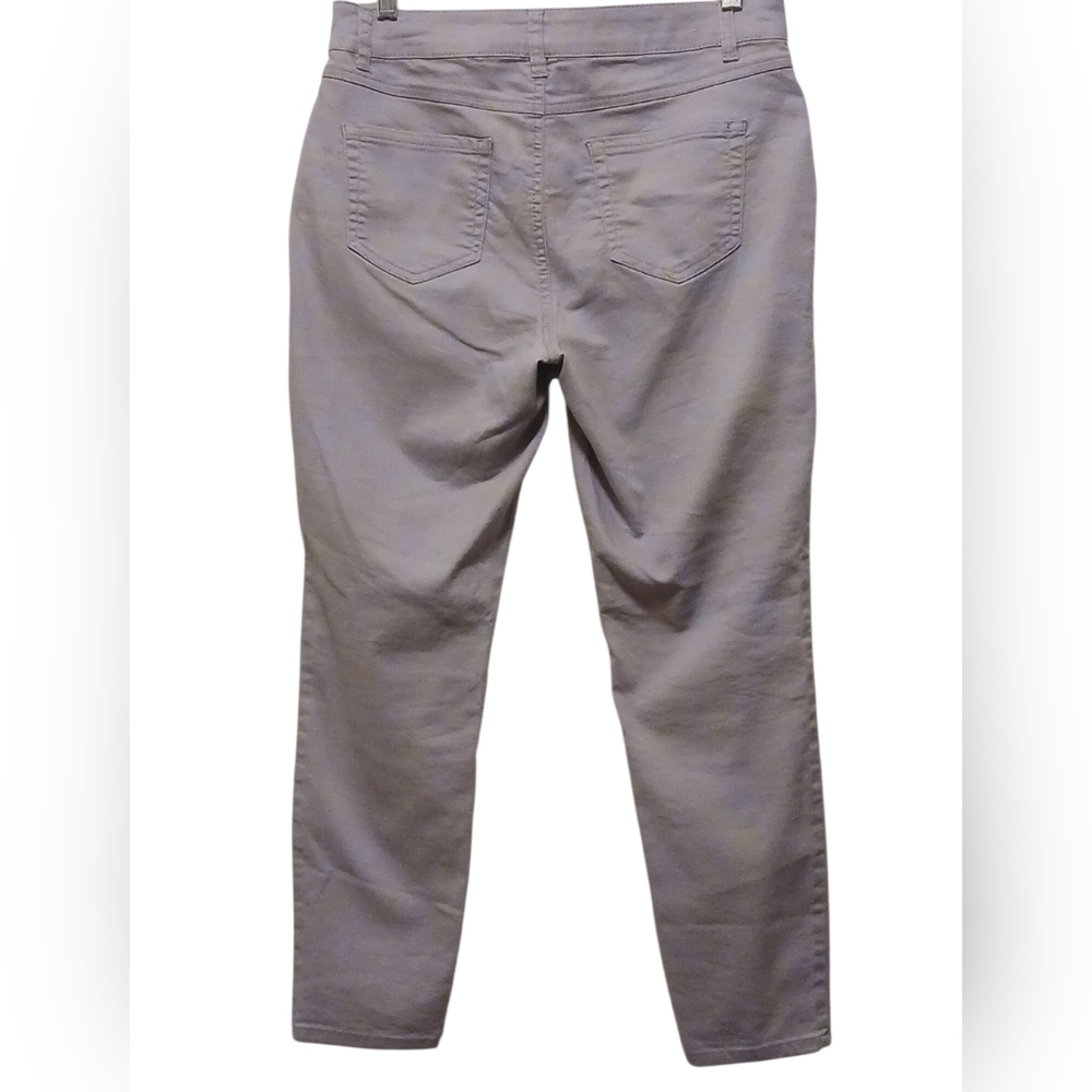 D. Jeans - Gray Colored Jeans W/Back Pockets W/ Faux Front, Button/Zip Closure - Picture 5 of 6